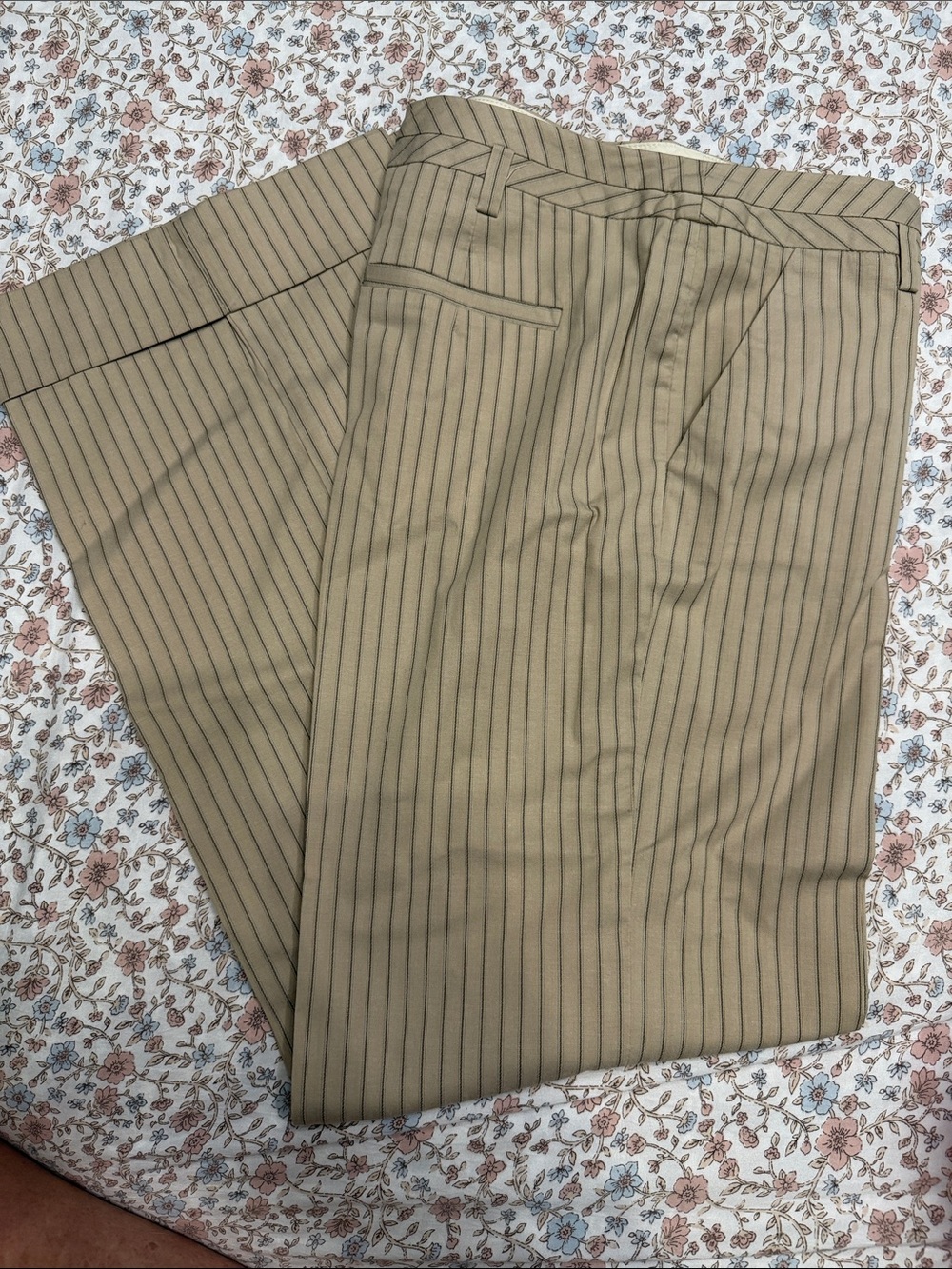 Anthropologie Elevenses Pinstripe Dress Pants
